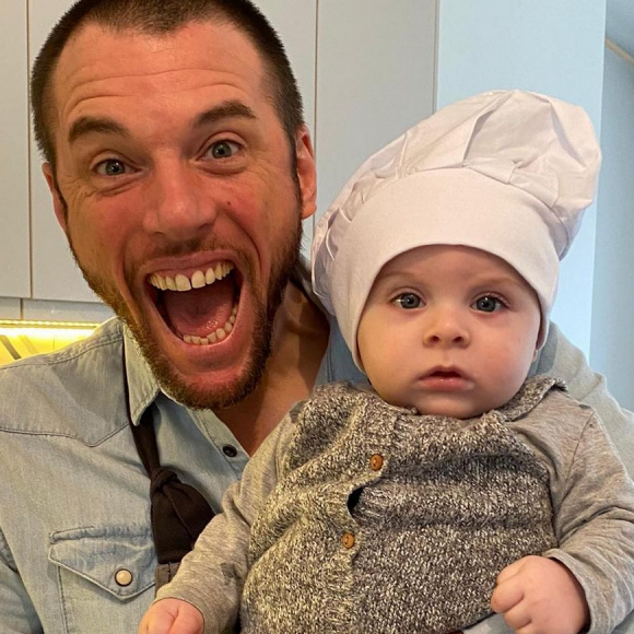 Norbert Tarayre avec son fils Elydjah - Instagram