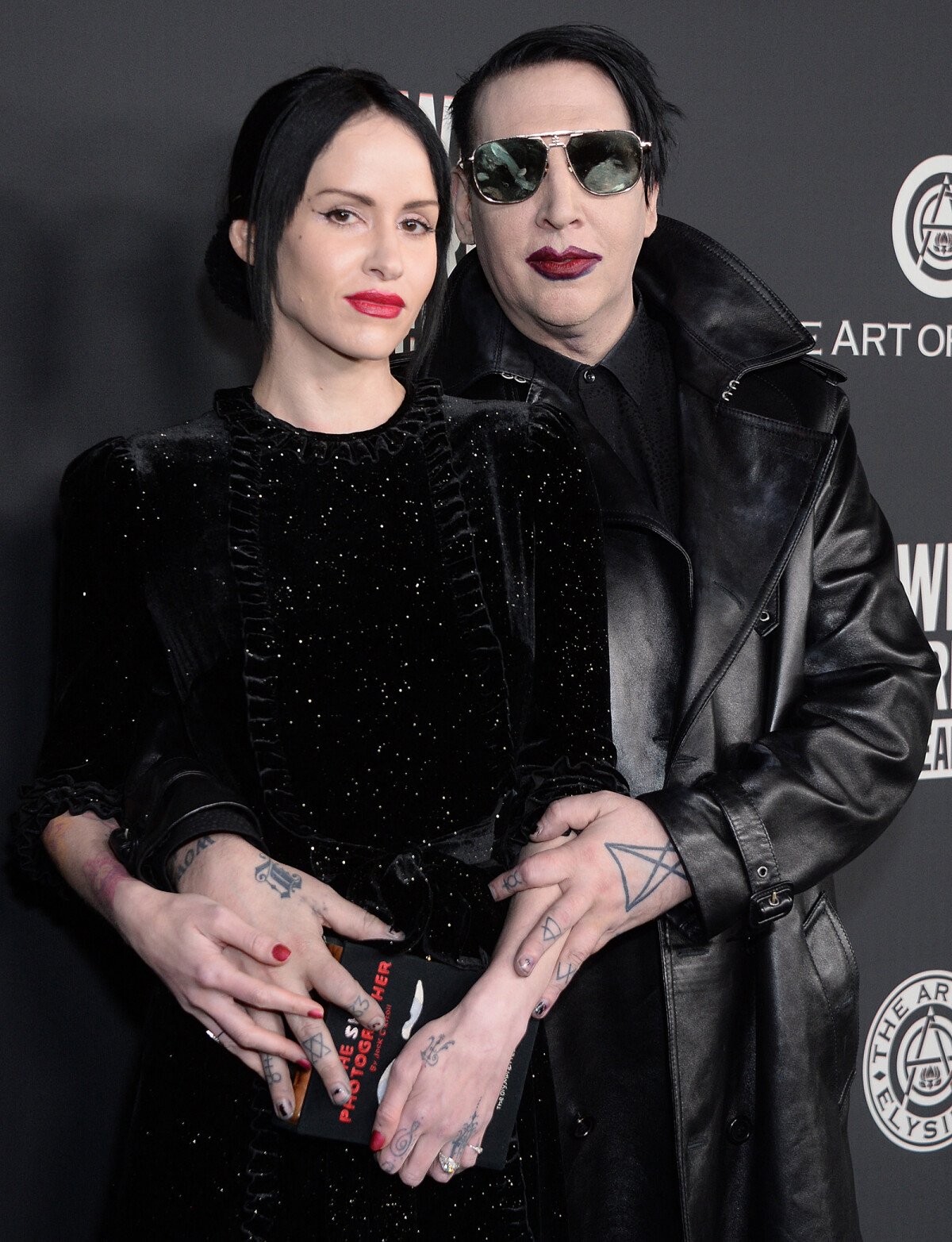 Photo : Lindsay Usich et son compagnon Marilyn Manson lors de la 13ème
