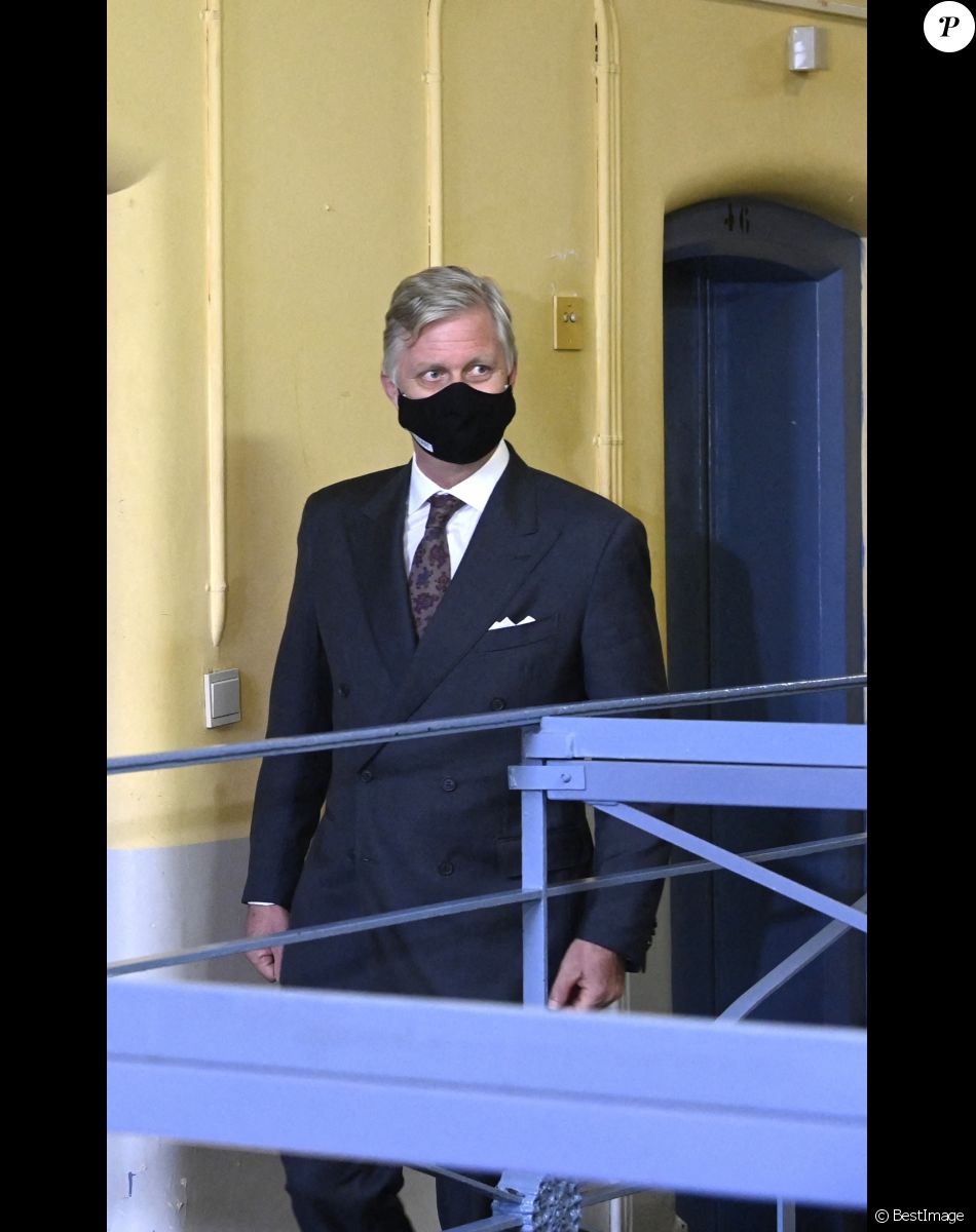 Le roi Philippe de Belgique effectue une visite de travail à la prison de Huy, 19 November 2020.
