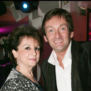 Pierre Palmade et sa mère Jeanne - Générale de "Fugueuses" au théâtre des variétés.