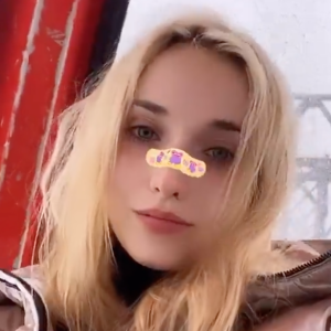 Chloé Jouannet à la montagne. Février 2021.