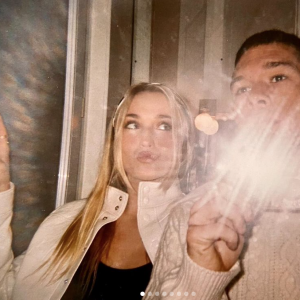Chloé Jouannet et Sandor Funtek en janvier 2021.