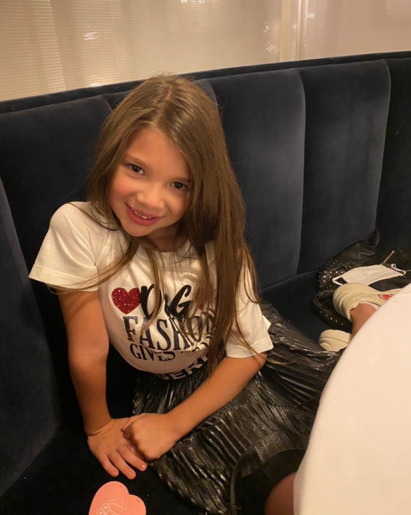 Mélia, la fille de Karim Benzema. Septembre 2020.