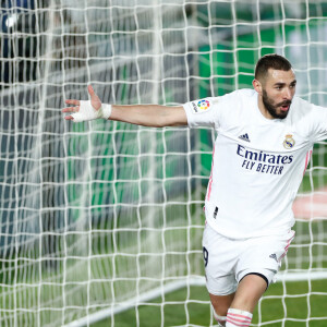 Karim Benzema lors du match de football Real Madrid - Athletic Bilbao à Madrid, le 15 décembre 2020.