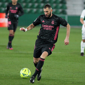 Karim Benzema lors du match Elche CF et le Real Madrid, le 30 décembre 2020.