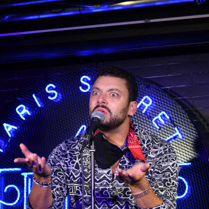 Exclusif - Kev Adams lors de la soirée de lancement du Fridge, le nouveau comedy club de Kev Adams à Paris le 24 septembre 2020. © Rachid Bellak / Bestimage