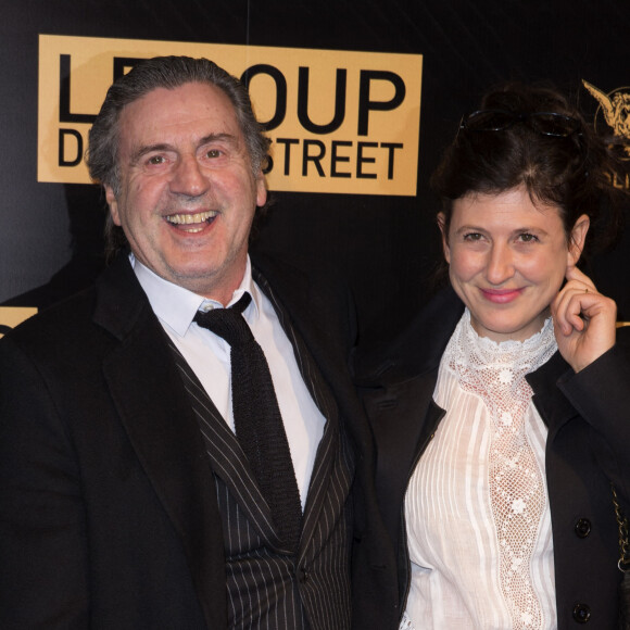 Daniel Auteuil et sa femme Aude Ambroggi - Avant-premiere mondiale du film "Le loup de Wall Street" au cinema Gaumont Opera Capucines a Paris, le 9 decembre 2013.