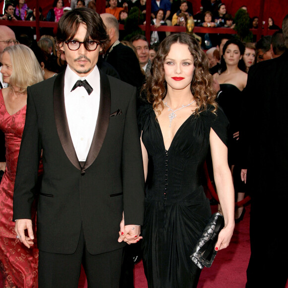 Vanessa Paradis et Johnny Depp aux Oscars à Los Angeles