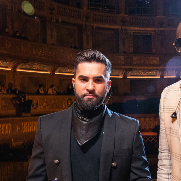 Exclusif - Kendji Girac et Maitre Gims - Enregistrement de l'émission "La grande soirée du 31 à Versailles", qui sera diffusée sur France 2. Le 15 décembre 2020 © Tiziano Da Silva - Cyril Moreau / Bestimage 