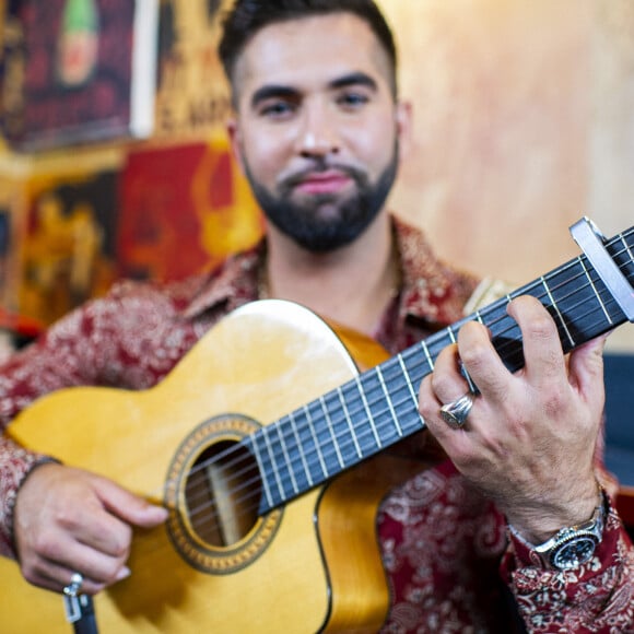 Exclusif - Kendji Girac - Backstage de l'émission "Psychodon, Unis face aux maladies psychiques" à l'Olympia à Paris et diffusée sur C8, le 6 octobre 2020. © Pierre Perusseau/Bestimage 