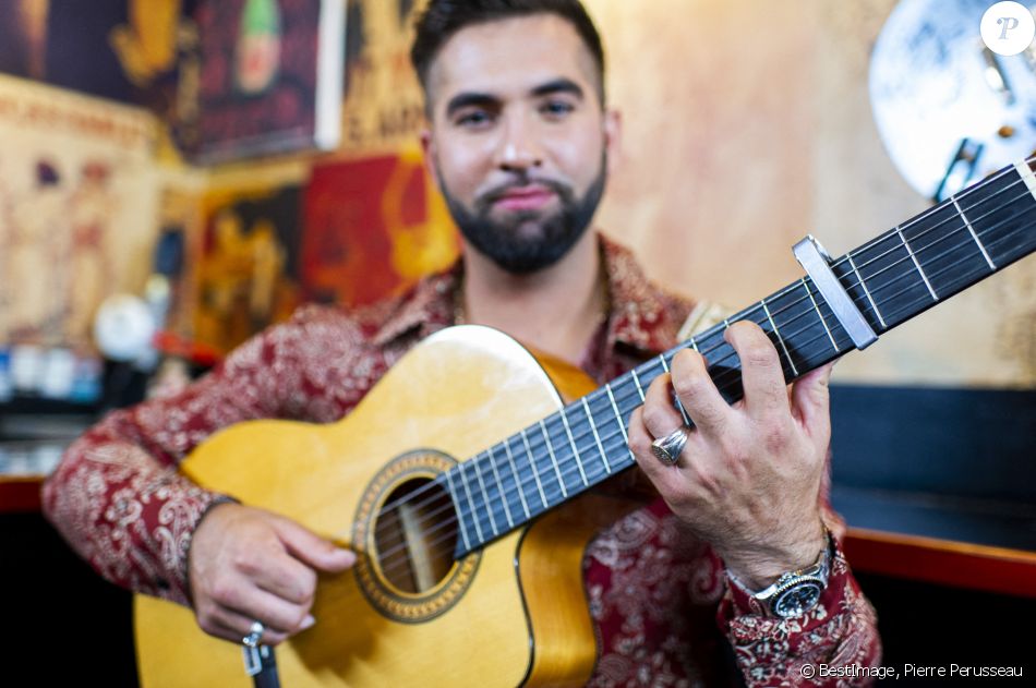 Exclusif - Kendji Girac - Backstage de l'émission "Psychodon, Unis face aux maladies psychiques" à l'Olympia à Paris et diffusée sur C8, le 6 octobre 2020. © Pierre Perusseau/Bestimage