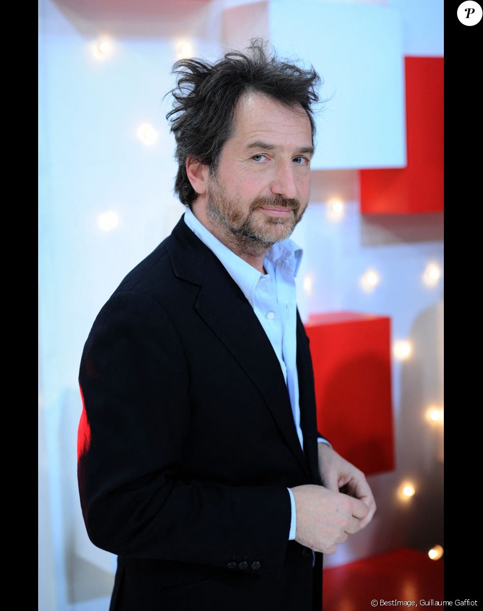 Exclusif - Edouard Baer - Enregistrement de l'émission "Vivement Dimanche", présentée par M.Drucker et diffusée le 24 mars sur France 2. Le 18 mars 2019 © Guillaume Gaffiot / Bestimage