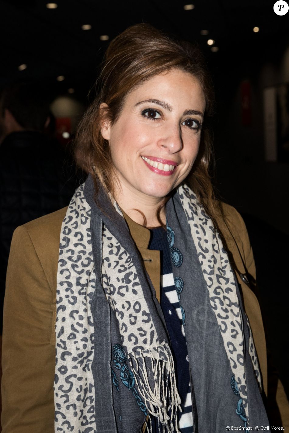 Léa Salamé - People au Palais des Sports lors du concert de Véronique Sanson pour son 70ème anniversaire à Paris le 24 avril 2019. © Cyril Moreau/Bestimage