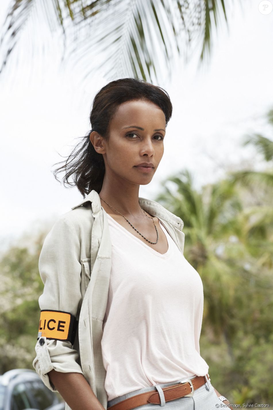 Exclusif - Sonia Rolland sur le tournage de la série "Tropiques criminels" en Martinique diffusée le 22 novembre sur France 2. Le 8 mai 2019 © Sylvie Castioni / Bestimage
