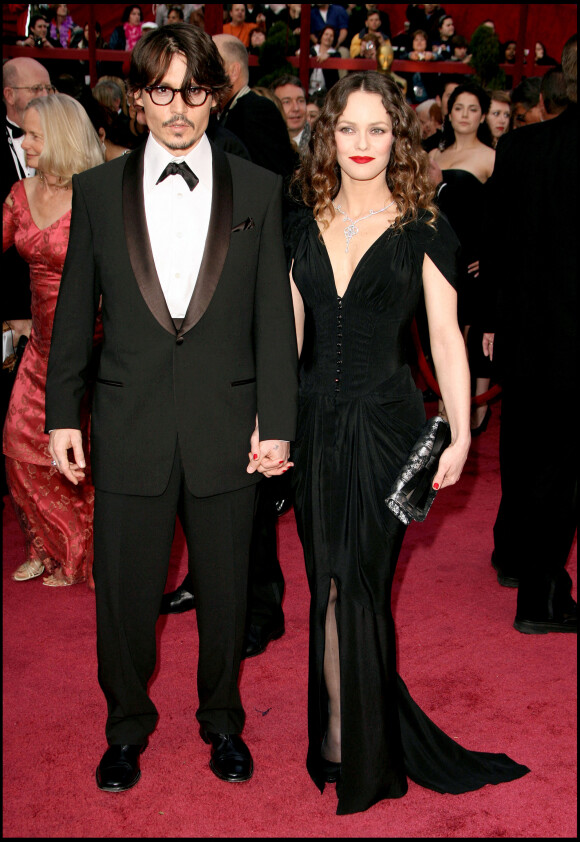 Vanessa Paradis et Johnny Depp aux Oscars à Los Angeles