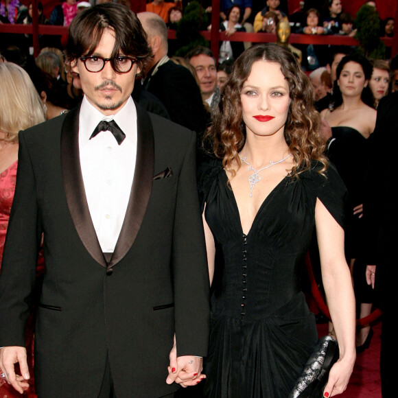 Vanessa Paradis et Johnny Depp aux Oscars à Los Angeles