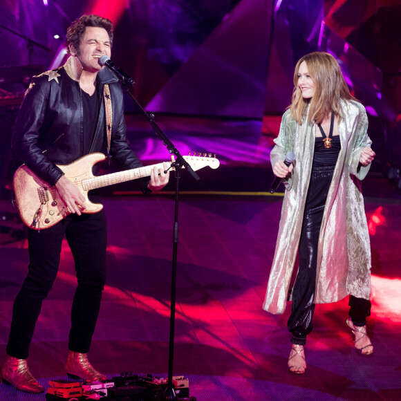 Exclusif - Matthieu Chedid, Vanessa Paradis - Grande soirée solidaire et festive "Secours Pop La Grande Soirée" au Cirque d'Hiver à Paris, diffusée en direct le 6 février sur France 2. © Tiziano Da Silva - Cyril Moreau / Bestimage 