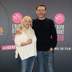 Isabelle Nanty, Jean-Paul Rouve lors de la présentation du film "Les Tuche 3 : Liberté, Égalité, FraterniTuche" de O.Baroux dans le cadre du 21ème Festival International du Film de Comédie de l'Alpe d'Huez le 19 janvier 2018. © Dominique Jacovides / Bestimage