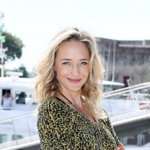 Hélène De Fougerolles pour la série télévisée "Balthazar" - Photocall du festival international du film de La Rochelle. Le 14 septembre 2018. © Patrick Bernard/Bestimage
