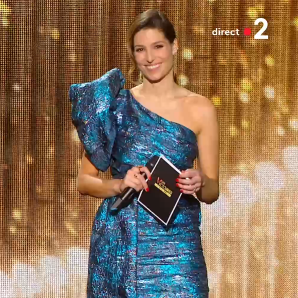 Laury Thilleman lors des Victoires de la Musique sur France 2