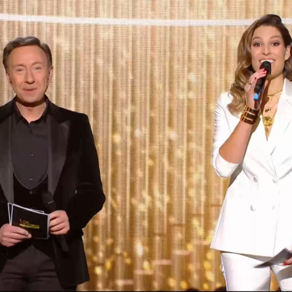 Laury Thilleman lors des Victoires de la Musique sur France 2