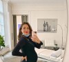 Louise Chabat, enceinte, a posté ce selfie d'elle sur Instagram le 8 novembre 2020.