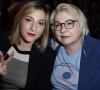 Marilou Berry et sa mère Josiane Balasko - People au défilé Jean-Paul Gaultier lors de la Fashion Week Haute-Couture Automne-Hiver 2013/2014 à Paris le 3 juillet 2013. 