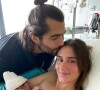 Jesta et Benoît à l'hôpital après l'accouchement