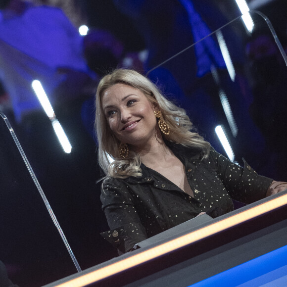 Exclusif - Natasha St-Pier - Émission "Eurovision France, c'est vous qui décidez" sur France 2 en direct du Studio 128 à la Plaine Saint-Denis le 30 janvier 2021. © Tiziano Da Silva / Pierre Perusseau / Bestimage 