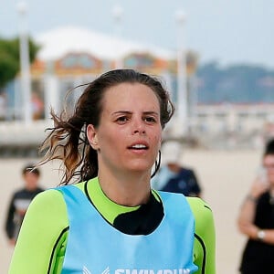 Exclusif - Laure Manaudou organise et lance la 1er édition de sa course, la "Swimrun" à Arcachon. Le 23 juin 2019. © Patrick Bernard/Bestimage