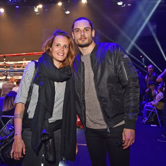 Laure Manaudou et son frère Florent Manaudou - Gala de boxe organisé par Univent Production au Palais des Sports de Marseille. Le 24 mars 2018. © Bruno Bebert/Bestimage