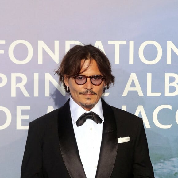 Johnny Depp lors du photocall du gala "Monte-Carlo Gala for Planetary Health" organisé par la Fondation Prince Albert II de Monaco le 24 septembre 2020. © Jean-François Ottonello / Nice Matin / Bestimage 