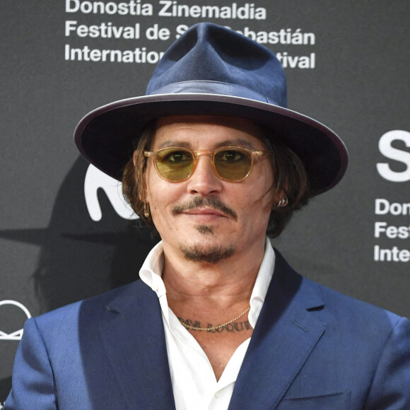 Johnny Depp à la première du documentaire "Crock of Gold: A Few Rounds with Shane MacGowan" au festival international du film de Saint-Sébastien (Donostia) le 20 septembre 2020.