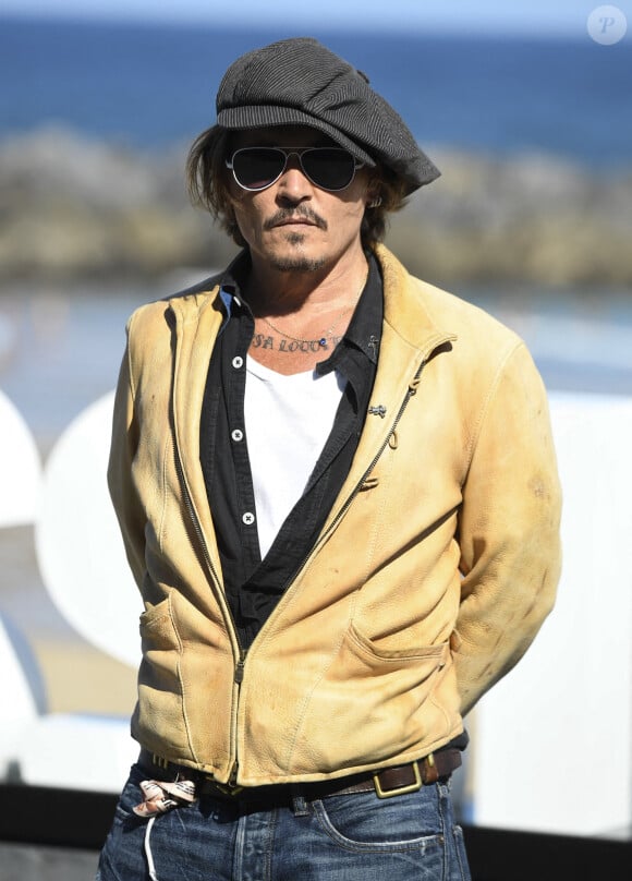 Johnny Depp présente le documentaire 'Crock of Gold A few rounds with Shane Macgowan' au festival international du film de Saint-Sébastien (Donostia) le 20 septembre 2020. 