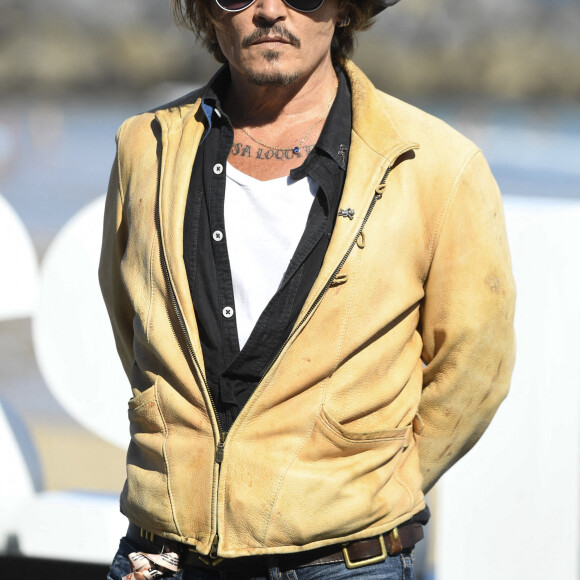 Johnny Depp présente le documentaire 'Crock of Gold A few rounds with Shane Macgowan' au festival international du film de Saint-Sébastien (Donostia) le 20 septembre 2020. 