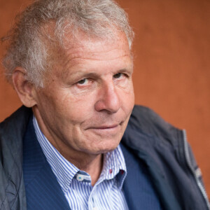 Patrick Poivre d'Arvor au village lors des internationaux de tennis de Roland Garros à Paris, France, le 5 juin 2019. © Jacovides-Moreau / Bestimage 
