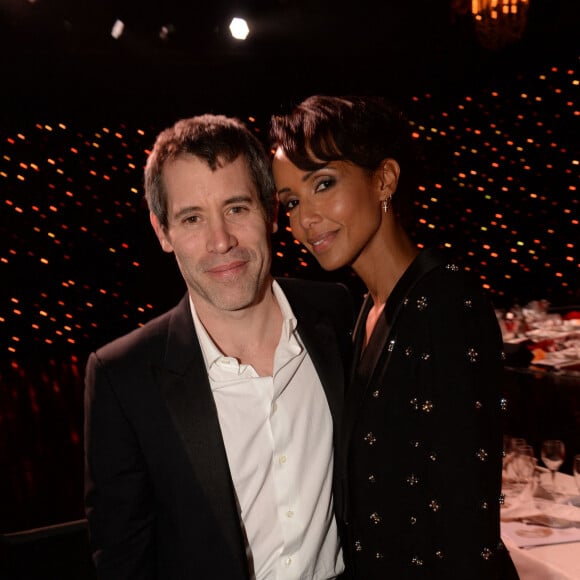 Exclusif - Sonia Rolland et Jalil Lespert - Dîner - 12ème cérémonie des Globes de Cristal au Lido à Paris, le 12 février 2018. © Rachid Bellak / Pool / Bestimage 