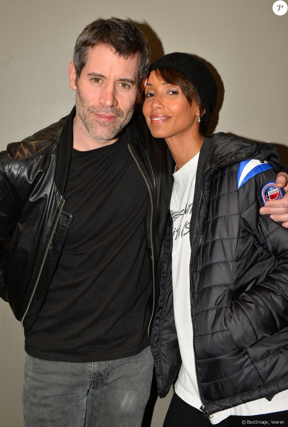 Sonia Rolland et Jalil Lespert - Célébrités pendant les concert du groupe Suprême NTM à l'AccorHotels Arena à Paris, France, les 8, 9 et 10 mars 2018. © Veeren/Bestimage