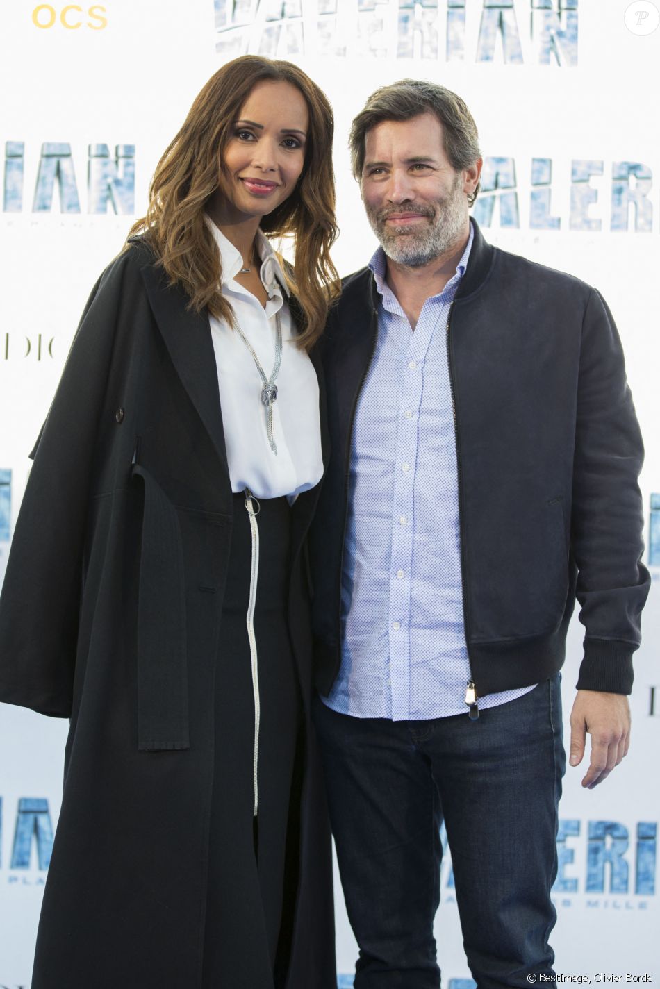 Sonia Rolland et Jalil Lespert - Avant-première du film "Valérian et la Cité des mille planètes" de L. Besson à la Cité du Cinéma à Saint-Denis, le 25 juillet 2017. © Olivier Borde/Bestimage
