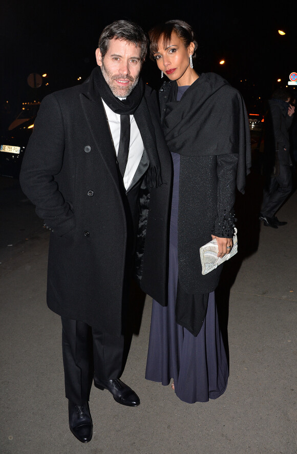 Jalil Lespert et Sonia Rolland à la 15ème édition du "Dîner de la mode du Sidaction" au Grand Palais à Paris, le 26 janvier 2017. CVS-Veeren/Bestimage 