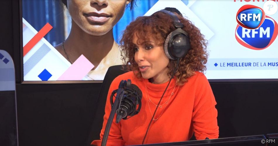 Bernard Montiel reçoit Sonia Rolland dans son émission "Une heure avec" sur RFM, le 20 février 2021.