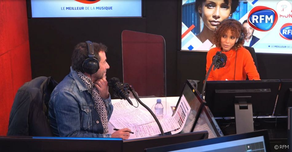 Bernard Montiel reçoit Sonia Rolland dans son émission "Une heure avec" sur RFM, le 20 février 2021.