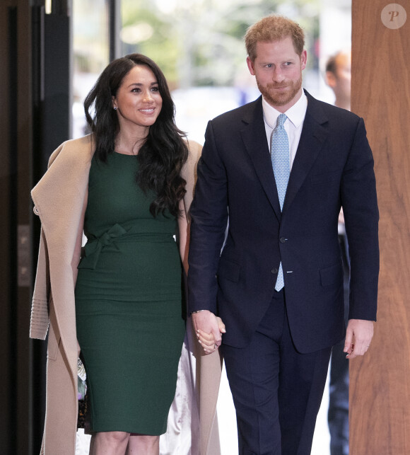 Le prince Harry, duc de Sussex, et Meghan Markle, duchesse de Sussex, arrivent à la cérémonie des WellChild Awards à Londres le 15 octobre 2019.