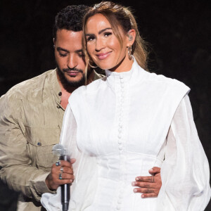Exclusif - Slimane et Vitaa - Enregistrement de l'émission "La boîte à Secrets 5" à Paris, qui sera diffusée le 6 novembre sur France 3. Le 21 septembre 2020. © Tiziano Da Silva / Bestimage 