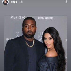 Vitaa réagit au divorce de Kim Kardashian et Kanye West sur Instagram le 20 février 2021.