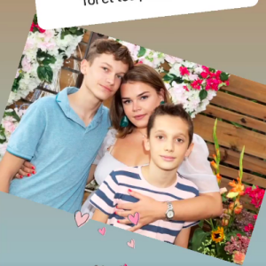 Camille Gottlieb et ses frères Thomas et Maxime sur Instagram, le 23 février 2021.