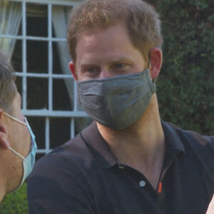 Le prince Harry sur le tournage de l'émission de James Corden, le Late Late Show 