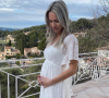 Marion Rousse, compagne du coureur cycliste Julian Alaphilippe, est enceinte de son premier enfant. Janvier 2021.