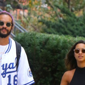 Joakim Noah et Lais Ribeiro à New York le 11 septembre 2019.