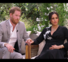 Le prince Harry et Meghan Markle (enceinte) - Premier extrait de leur interview événement avec Oprah Winfrey, le 7 mars 2021 sur la chaîne américaine CBS.